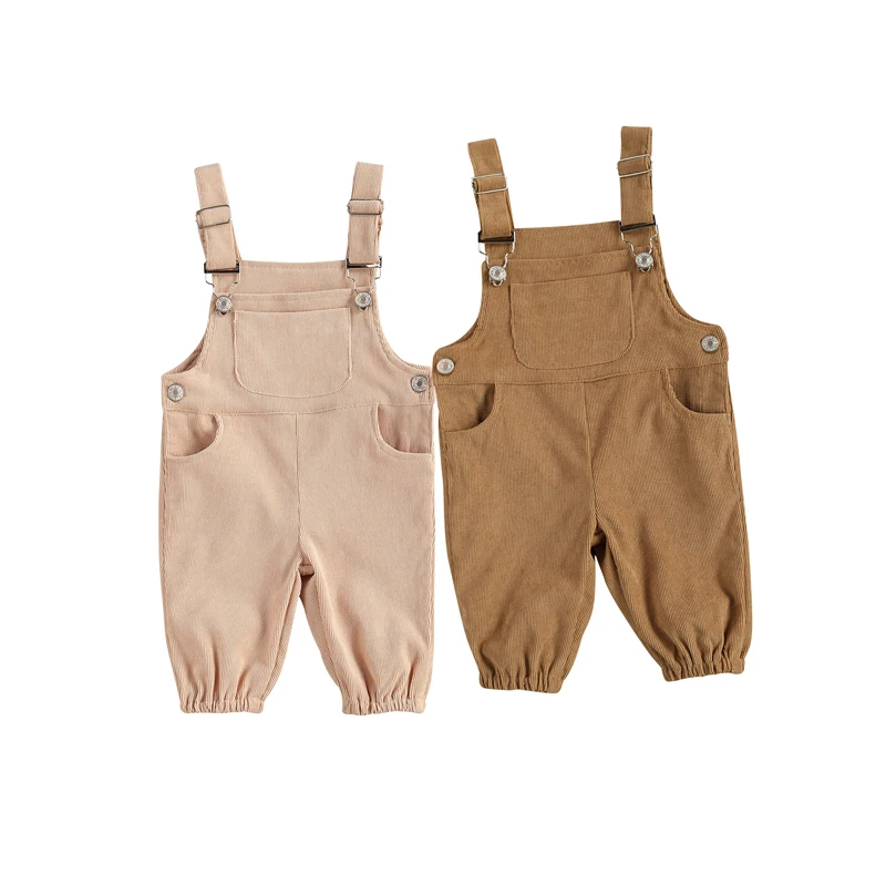FOCUSNORM 0 3Y Lovely Infant Baby Girls Boys Suspender Trousers Solid