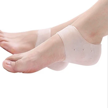 

1PC Silicone Feet Heel Protector Plantar Fasciitis Pain Relief Cushion Pad Care Men'S And Women'S Silicone Anti-Cracking Socks