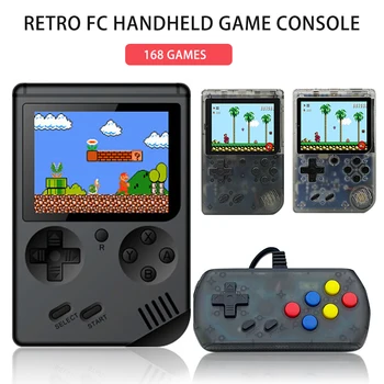 

Retro FC handheld game console Built-in 168 Games Retro Video Handheld Games Player 3.0 Inch Game Console for Child
