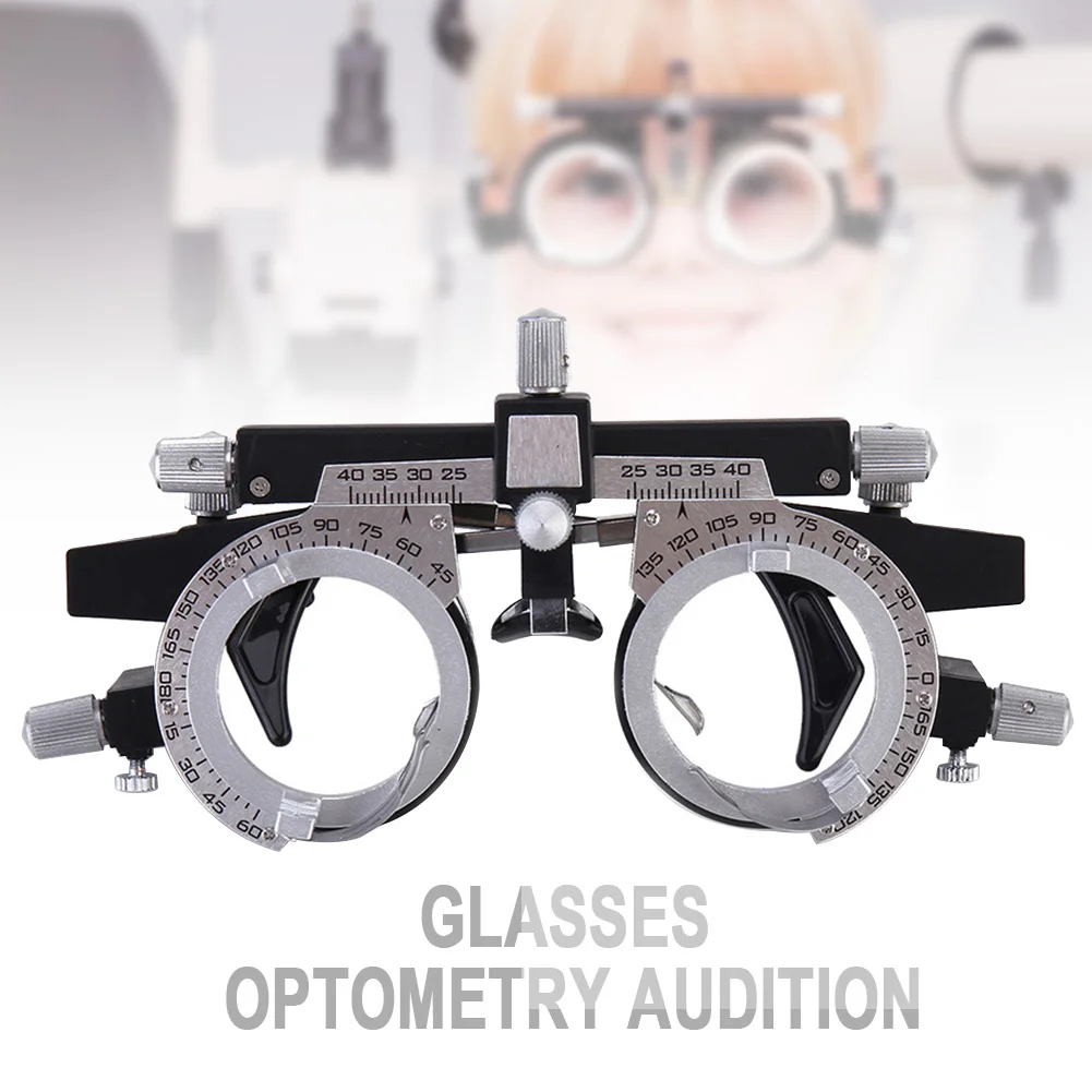 

Lightweight Adjustable Ergonomic Professional Trial Lens Frame Titanium Universal PD Ultra Optical Unisex Optometry Eye Test