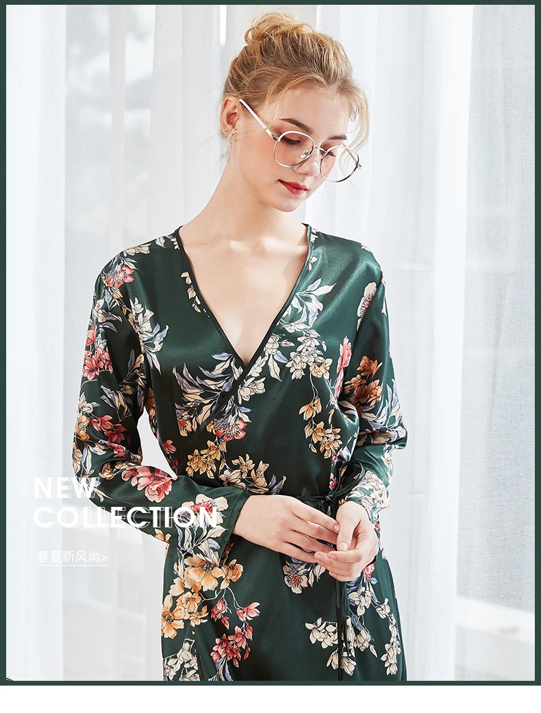 YAO TING the new robe fashion bathrobe sleepwear peignoir femme sexy robe dressing gown bridal robes plus size women autumn