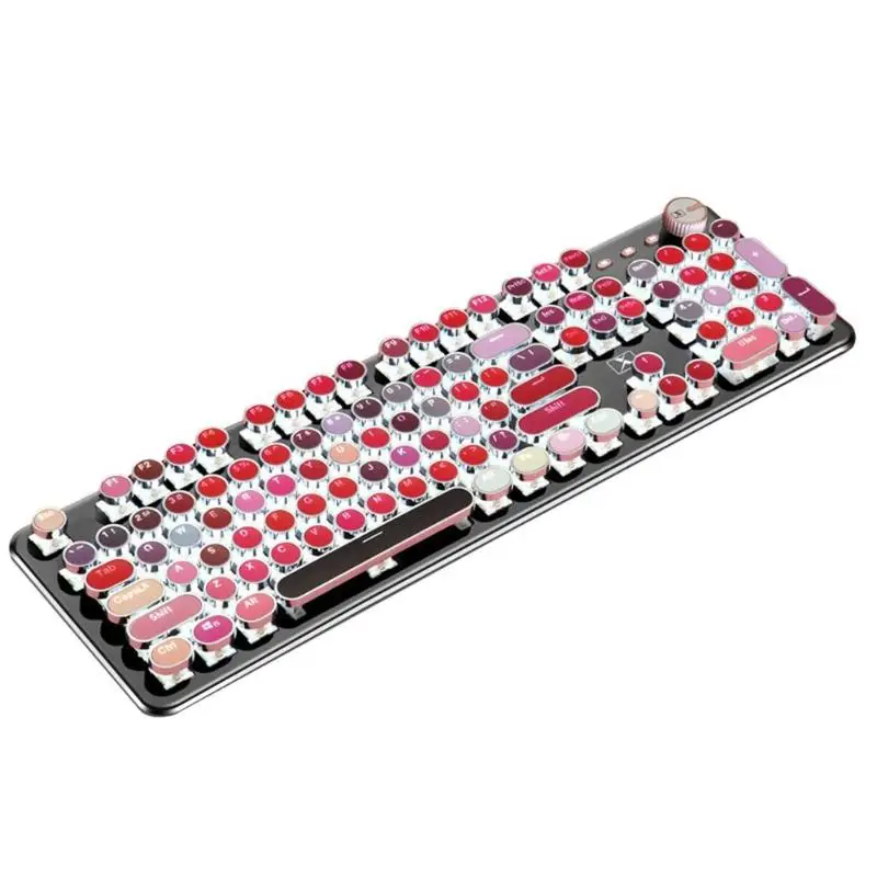 K520 104 клавиш USB проводной механический синий переключатель NKRO игра губная помада клавиатура Проводная Механическая клавиатура для Windows Mac