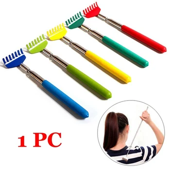 

Metal Five-tooth Massage Tools Elderly Retractable Hand Grip Relieve itching TelescopicBack Scratcher Device Itch Scratching