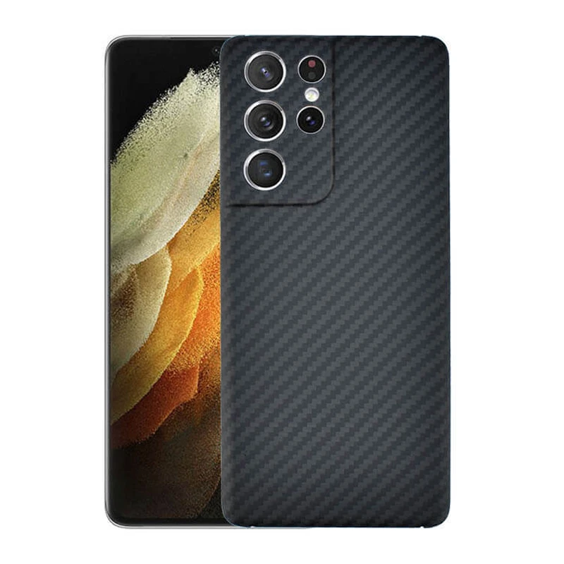 High Quality Carbon Fiber Case For Samsung Galaxy S21 Ultra Ultra-Thin Business Phone Cover For Galaxy S21 Plus Anti-Fall Cases