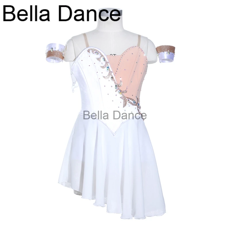 

White Cupid Professional Competition Ballet Tutu Dress Costumes Girls Classical Dance Stage Dress BT4044B