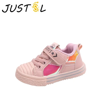 

JUSTSL Autumn Children's Fashion Sneakers Boys Girls Soft Bottom Non-slip Sport Baby Kids Flat With Toddler Shoes