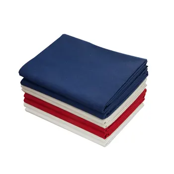 

4 PCS DIY Use Embroidered Plain Cotton Linen Embroidered Fabric for Home Women Kids Art Craft Cross Stitch Sewing (Mixed Color)