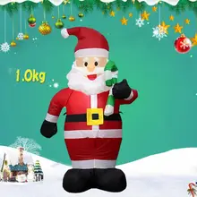 

1.2/1.8m Inflatable Santa Claus Night Light Doll Outdoor Garden Toy Christmas Party Decoration New Year 2022 US EU Plug