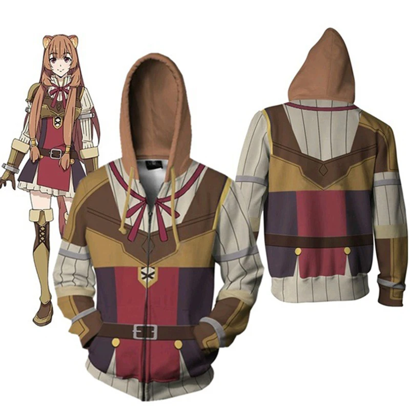 Толстовка с принтом The Rising of the Shield Hero Naofumi Iwatani мужская повседневная флисовая