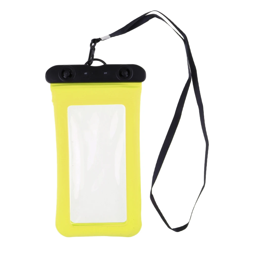 Universal Waterproof Air Bag Floating Phone Case Dry Pouch Bag With Lanyard