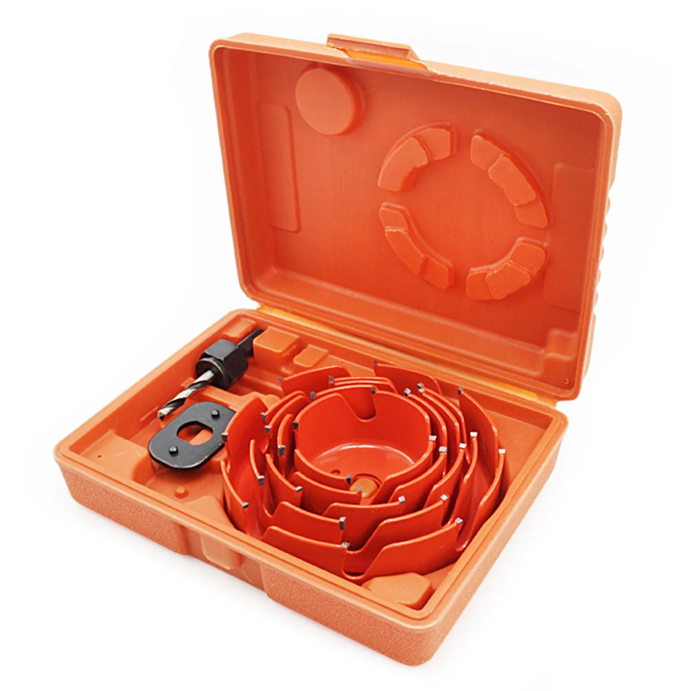 8pcs Sharp Woodworking Drill Bit Set DIY Hand Tool Hard Industry Alloy Open Hole Home Multifunction Cutting Wide Use