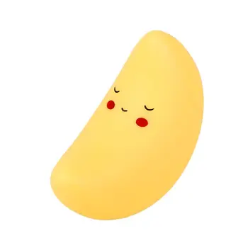 

Night Light Creative Smiley Moon Shape Night Lamp Kids Toy for Home Decor X4YD