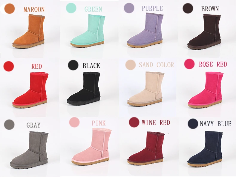 DAGNINO/Лидер продаж; бренд; австралийские ботильоны; botas; высокое качество; женские зимние теплые ботинки из натуральной кожи; большие размеры; Feminina