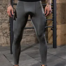 Модные тонкие брюки мужские тренировочные брюки тренировочные фитнес стрейч быстросохнущие колготки спортивные брюки LBY2019