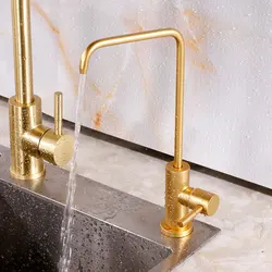 12 design kitchen sink Golden Purifier Faucet drinking water gold taps for Reverse Osmosis and Water Filtration Systems