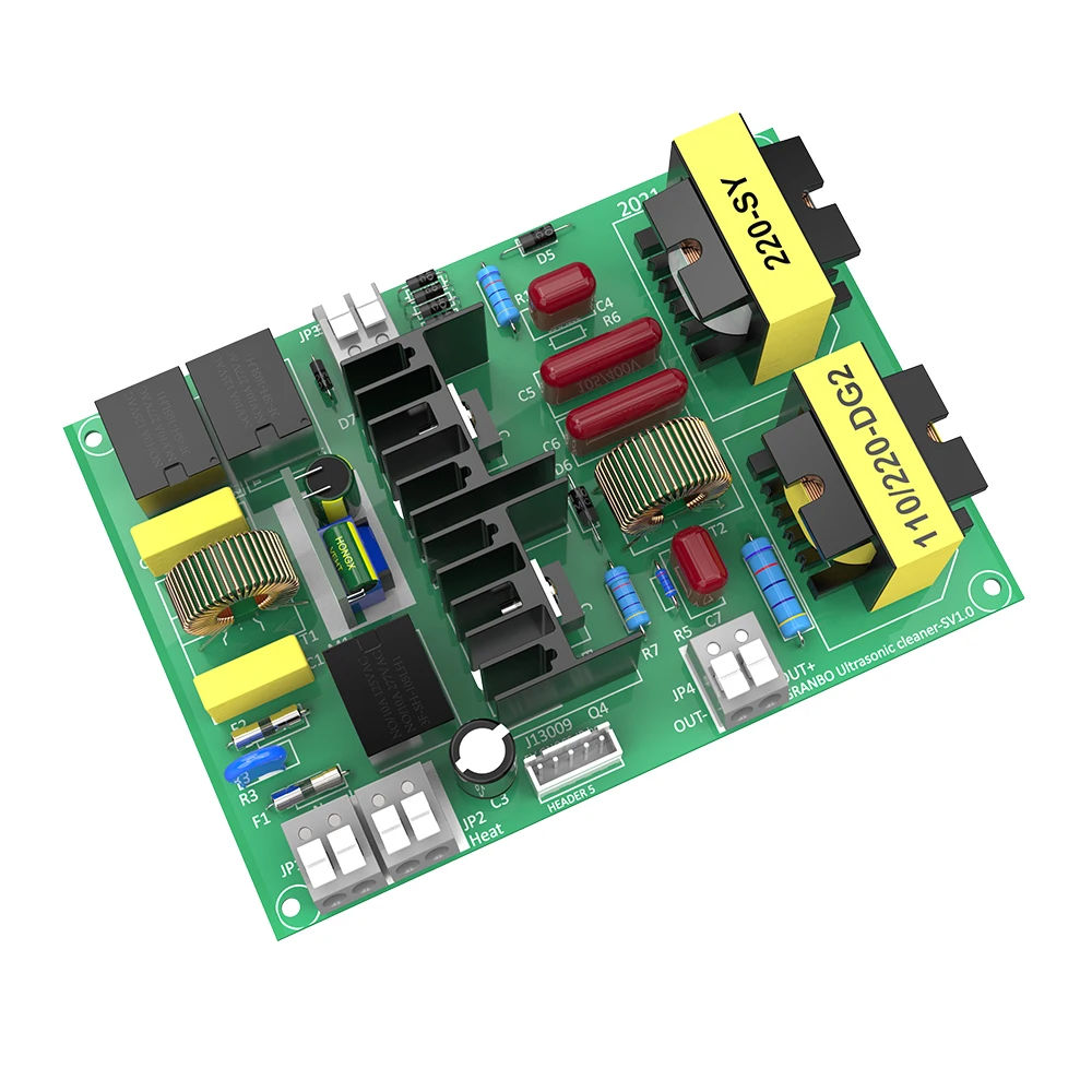 Digital Drive Board para Benchtop Ultrasonic Cleaner Dispositivo Controlador Pcb Home-made 120w 40khz 220v 110v