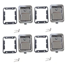 4x морской из нержавеющей стали защёлка товары для машины дверной замок с защелкой и ключ