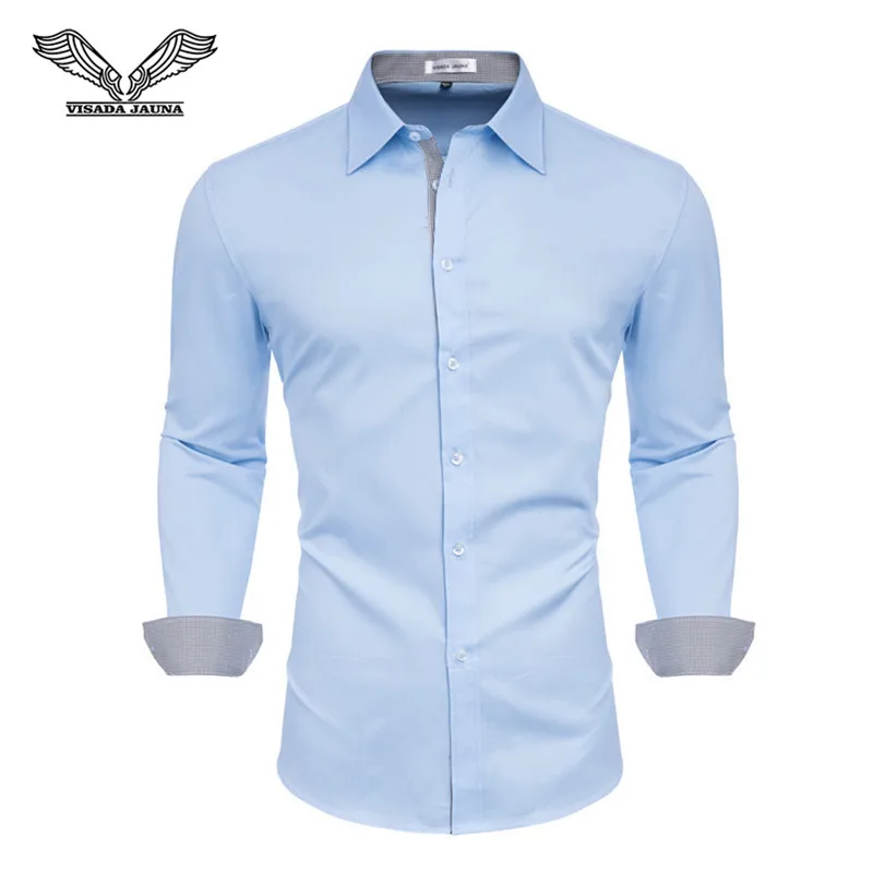 Мужские рубашки, Camisa Masculina, рубашка с длинным рукавом, мужская, Корейская, тонкая, дизайнерская, официальная, повседневная, Мужская одежда, рубашка, размер M-4XL, N5151