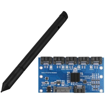 

1Pcs Stylus Universal Contact Sn Pen & 1Pcs Controller Card Motherboard Sata Expansion Card Port Riser Card Adapter