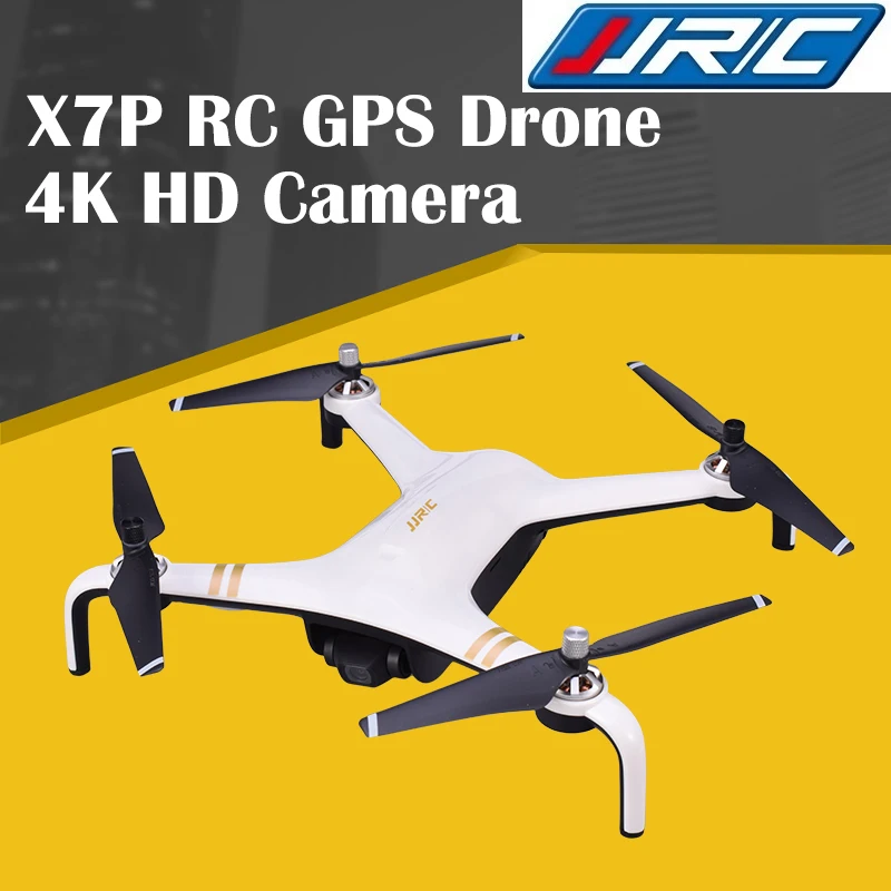 Белый JJRC X7P умный Радиоуправляемый Дрон с GPS 5G wifi 1 км FPV 4K позиционирование камера двухосный карданный Радиоуправляемый квадрокоптер Дрон полета 25 минут черный/белый - Цвет: Белый