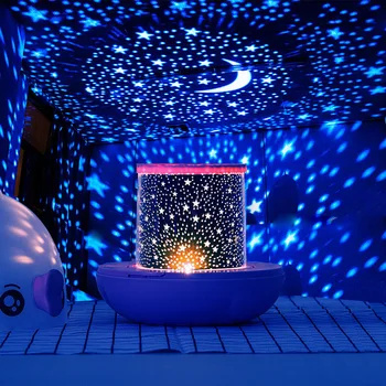 

2 Colors Colorful Starry Sky Projector USB Starry Watermark Starlight Projector Stage Watermark Projection Lamp Kids Gift