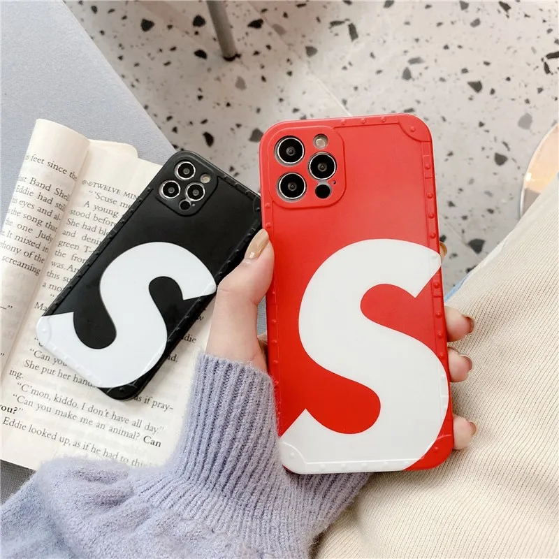 Street Fashion S  Soft Case For Iphone 13 11 12 Pro Max Mini 7 8 Plus Xr X Xs Max Se Silicone Phone Cover Luxury Fundas Capa