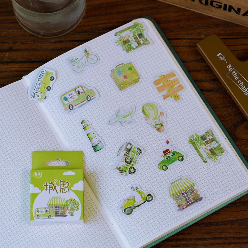 50pcs universe cartoon papper sticker children classic toys decor on book ablum diary scrapbooking label sticker stationery