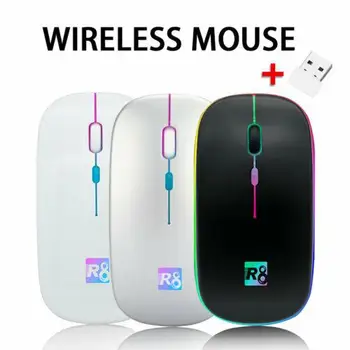 

BEESCLOVER 2.4GHz Wireless Mouse Optical Silent Mice Rechargeable Cordless 2400 DPI For Macbook Pro Laptop Win 7/8/10 Windows98