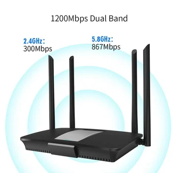 

COMFAST CF-WR618AC New Hot Router 1200Mpbs Wireless Router High Power Dual Band Wifi Network Router wifi repeater
