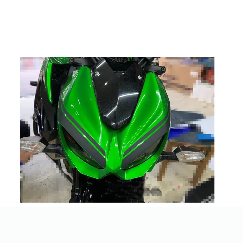 

FOR KAWASAKI Z1000 Motorcycle Accessories Front Headlight Sticker Decorative decals