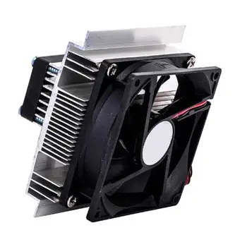 

Thermoelectric Peltier Refrigeration Semiconductor Cooling System Kit Cooler Fan