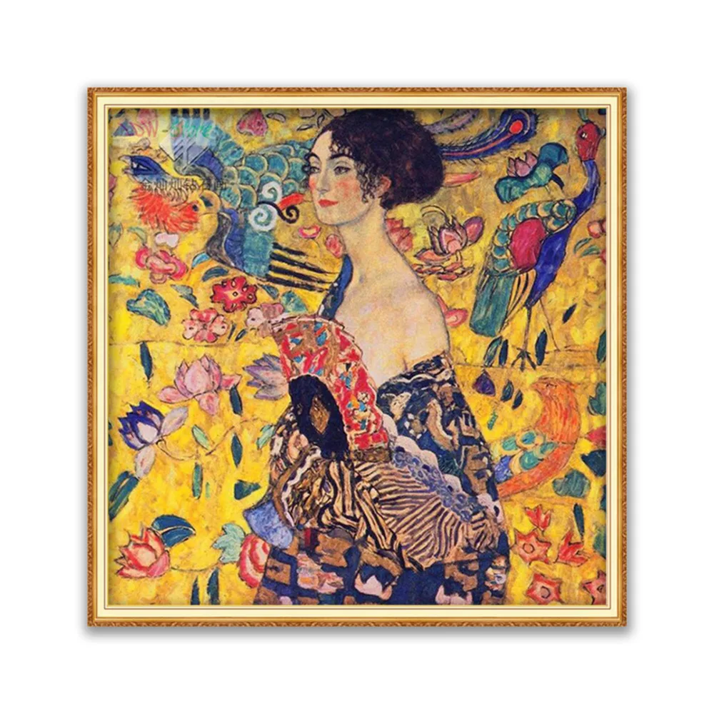 Набор для вышивки крестом Klimt 11CT набор рукоделия холст с принтом хлопковая нить