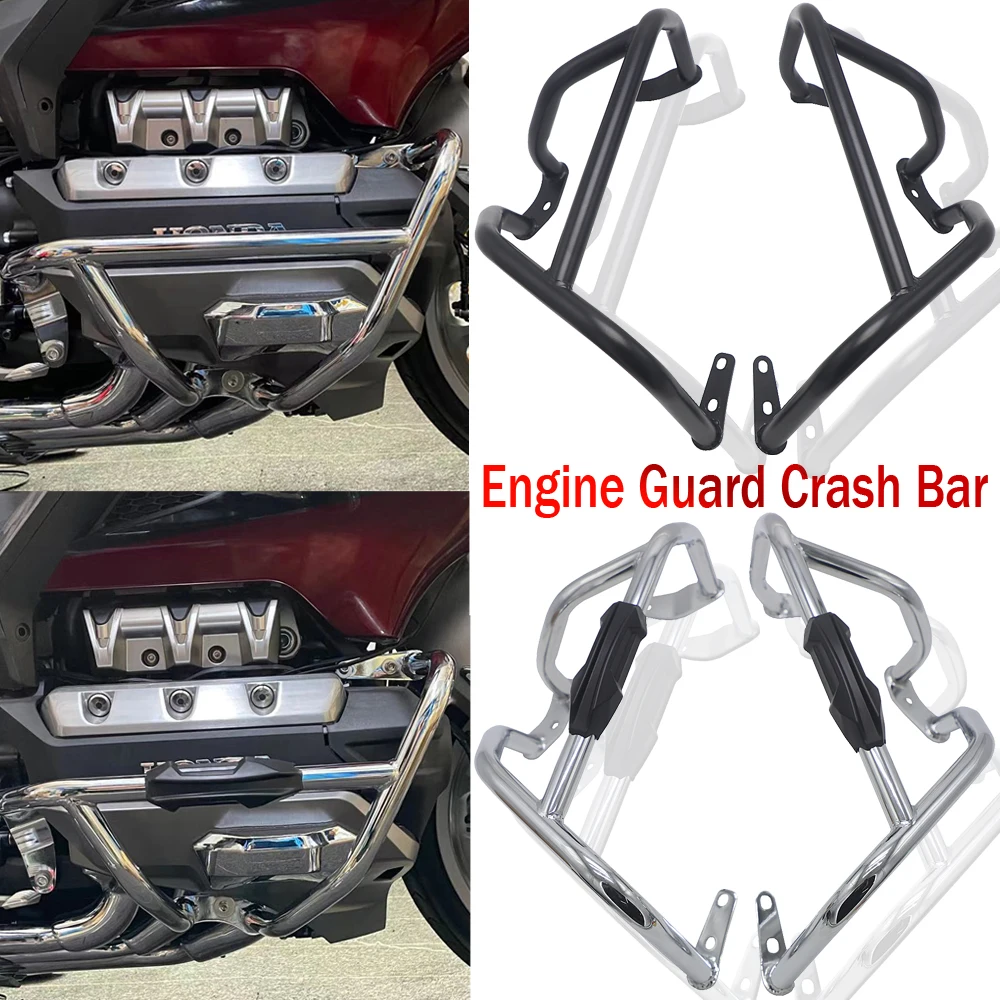 

FOR Honda Gold wing GL1800 GL 1800 F6C 2018-2021 2020 Engine Crash Bar Protective Guard Protector Motorcycle Bumpers Accessories