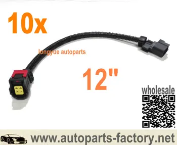 

longyue 10pcs 4 way O2 Sensor Wire Harness For 2006-2014 SRT8 Jeep,Dodge Viper