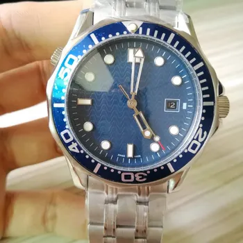 

luxury watch men Master 300m 41mm Automatic machinery watch no battery sweeping movement stainless steel speed watches rolexable