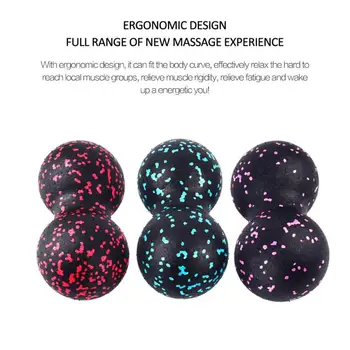 

EVA Peanut Ball Conjoined Double Fascia Ball Massage Relax Muscle Roller Yoga Gym Relaxing Exercise Fitness Balls Massage Tool