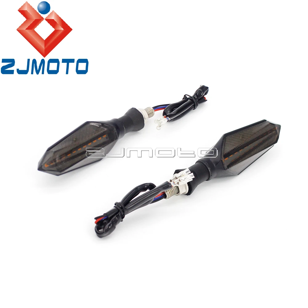 Мотоцикл 10 мм Болт светодиодный поворотники для Kawasaki Yamaha Honda Suzuki Triumph пользовательские стробоскопы указатели поворота поворотники