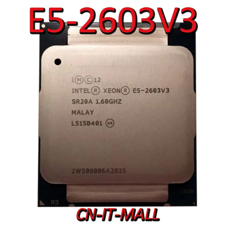 Процессор Intel Xeon E5 2603V3 CPU 1 6 ГГц 15 Мб кэш ядер потоков LGA2011 3 процессор|Компьютерные