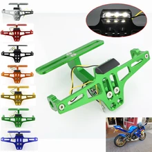 Для Kawasaki Ninja 250R 300R 400R 650R Ninja 1000 EX650 ER-6N мотоцикл задний аккуратный держатель номерного знака крыло комплект рамки