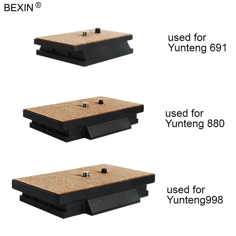 

Camera Quick Release Plate Tripod Head Clamp Adapter Plate Dslr Mount Plate For Yunteng 691 880 998 Ttipod Head