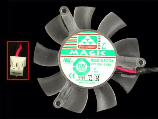 

MAGIC MGA5012LR-O10 B DC 12V 0.08A 40x40x10 мм вентилятор охлаждения сервера