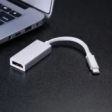 Тип C к Mini DP 4K 60Hz USB 3,1 type C к Mini display port адаптер Thunderbolt 3 к Mini DP конвертер для MacBook Pro