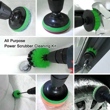 Щетка для дрели, скраб, колодки, 9 шт., набор для очистки скруббера, инструмент для очистки всех целей