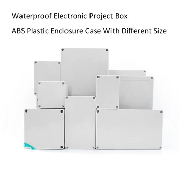 

NOVFIX Waterproof Electronic Project Box ABS Plastic Enclosure Case Junction Box with different size
