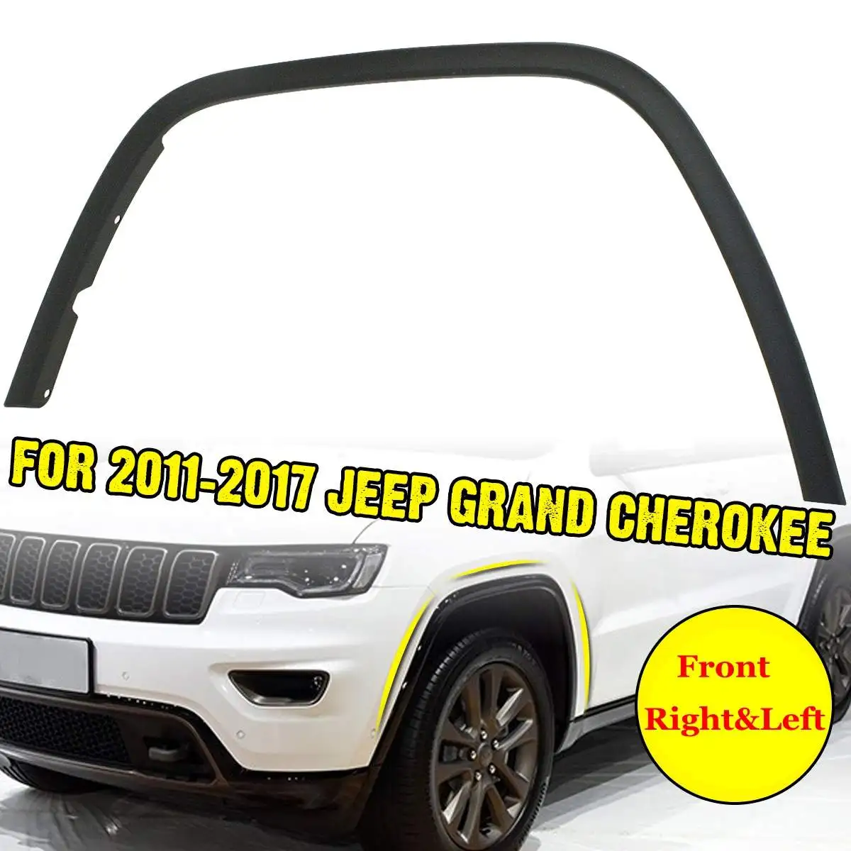 

Car Front Right&Left Fender Flares Arch Wheel Auto Mudguard Fender Flare Protector Cover Mud Guard For Jeep Grand Cherokee