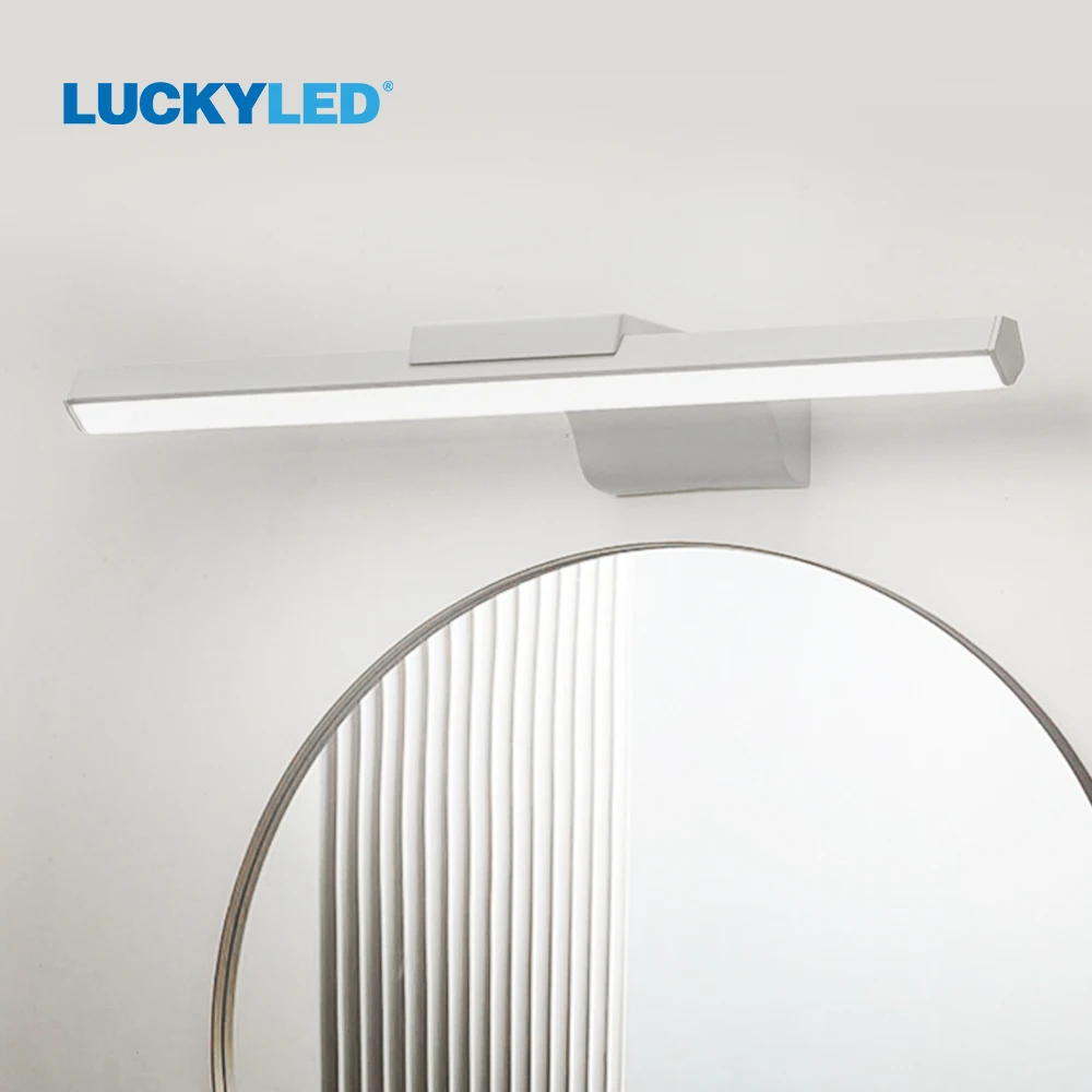 LUCKYLED Led Bathroom Light Mirror Wall Lamp 8W 12W AC85-265V Wall Mount Light Fixture Modern Wall Lamps for Living Room Bedroom