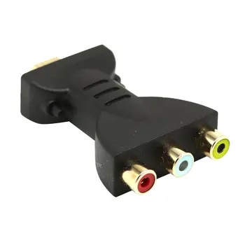 

Portable HDMI to 3 RCA Video Audio AV Adapter Component Converter for HDTV DVD Projector Converter