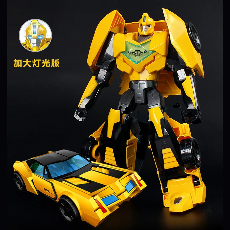 

Yue star Samurai Bumblebee Transformation Toy Jingang 5 Car Robot Oversized Alloy Models Genuine Children