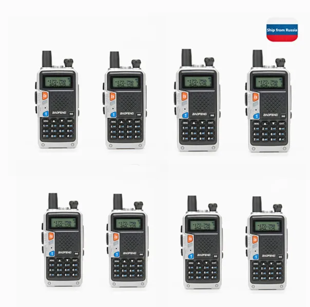 8 упак./лот baofeng Вт UVT2 b3Plus cb радио удобный 10 км мобильный портативная рация dual band