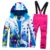 2019 Hot Sale Brand Boys/Girls Ski Suit Водонепроницаемые Брюки+Куртка Комплект Зимних Видов Спорта Утолщенная Одежда Детские Лыжные Костюмы -30